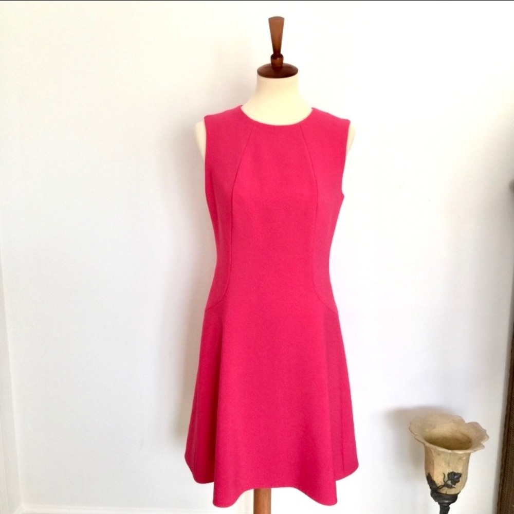 Kate Spade Fit & Flare Crepe Flip Dress